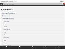 Tablet Screenshot of duosenfashion.com